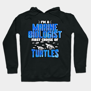 Marine Biologist Turtle Diving Hoodie